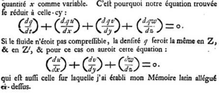 1ere �quation d'Euler