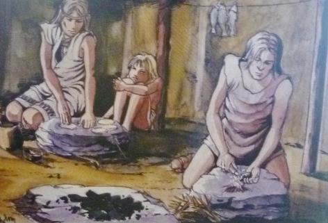 Sc�ne de vie d'int�rieur