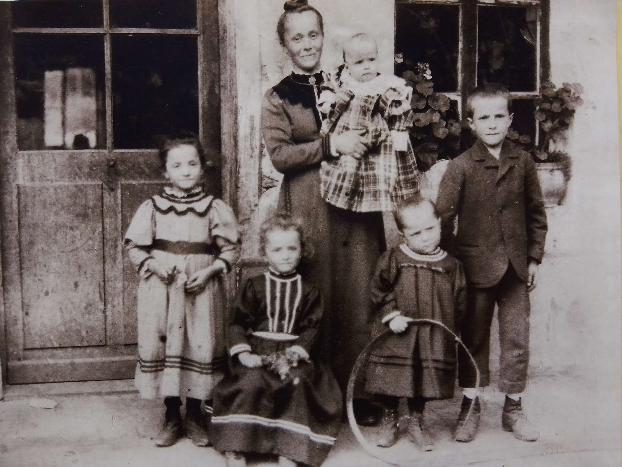 Emilie Vial et ses enfants