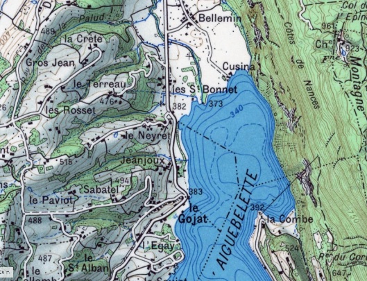 Carte La Cretaz