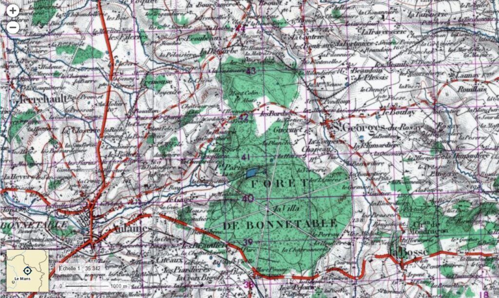 Environs Bonnétable